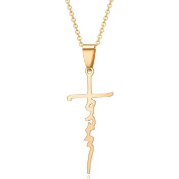 HARAHU Колие kr-20745 - Златна / Ружова kp20745 (kr-20745)