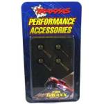 Traxxas алуминиеви сини сферични накрайници с втулка (4)