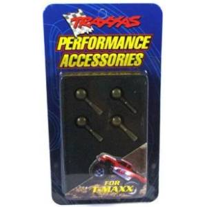 Traxxas алуминиеви сини сферични накрайници с втулка (4)