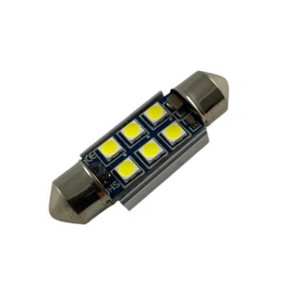 Лед крушка за плафон с 6 SMD диода 36мм - Canbus