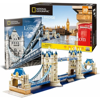 CubicFun 3D puzzle National Geographic Tower Bridge 120 ks