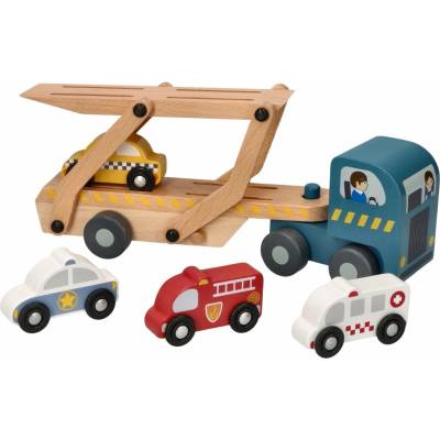 Adam Toys Přepravní transportér se 4 autíčky