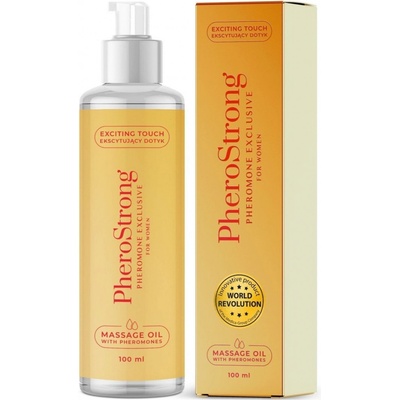 PheroStrong Exclusive Olej masážní s feromony pro ženy 100 ml