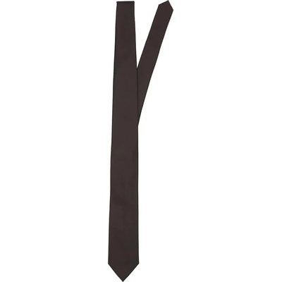 SELECTED Thue Plain 7 cm Tie - Black (Demitasse)