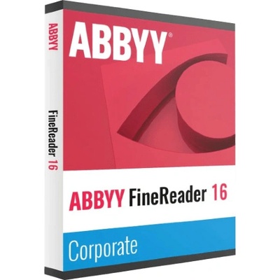 ABBYY FineReader 16 Corporate 1 zařízení 1 rok, FRCW-FMYL-X