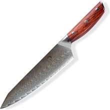 Dellinger Gyuto Rosewood Damascus 21,5 cm