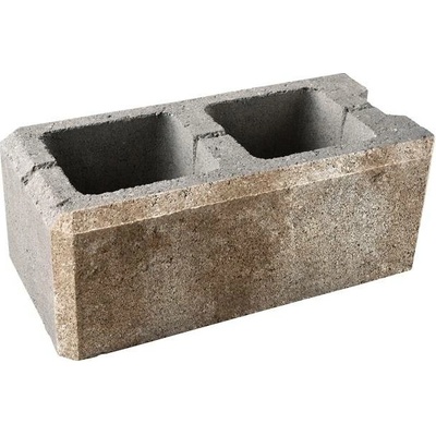DITON Zdící tvarovka VISO Velikost: 40 x 20 x 15, Varianta: Viso koncový melír latte, Povrch: standard