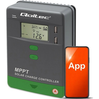 Qoltec MPPT 20A LCD 2 x USB