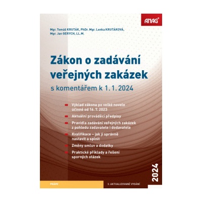 Zákon o zadávání veřejných zakázek s komentářem k 1. 1. 2024