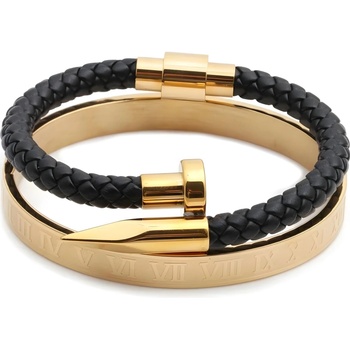 HARAHU Гривни ca-38377 - Златна / Черна kp38377 (ca-38377)