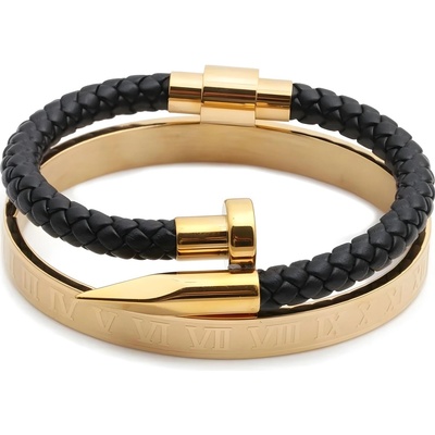 HARAHU Гривни ca-38377 - Златна / Черна kp38377 (ca-38377)