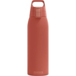 SIGG - Insulated drinking bottle - Thermos bottle Shield Therm One Eco Red carbonated drinks - Leak-proof - Dishwasher safe - BPA-free - 90% recycled stainless steel - Rust red - 1L - 6021.80 (6021.80)