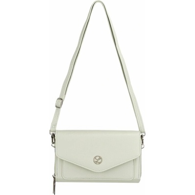 Dámska crossbody koženková kabelka Svetlo zelená