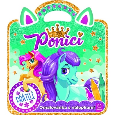Poníci Omalovánka s vodním fixem Barbara Wierzchowska