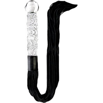 Image 1 of Pipedream Стъклено дилдо с камшик "icicles glАss whip" 16 см на 67 см