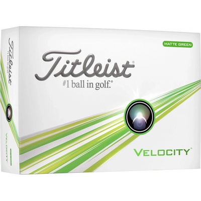 Titleist Velocity Matte zelené 12 ks