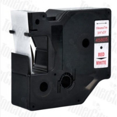 DYMO Следпродажбено обслужване DYMO D1 45805 19 мм x 7 м бяло-червено #S0720850