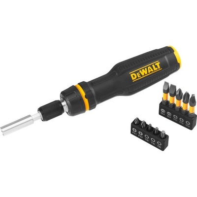 DEWALT Račňový skrutkovač so sadou bitov