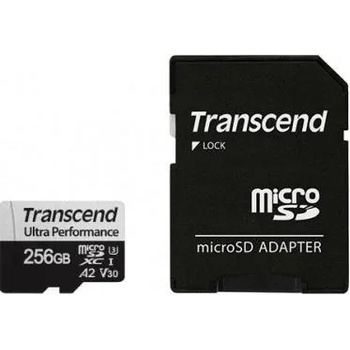 Image 1 of Transcend microSDXC 256GB C10/UHS-I/U3/A2 TS256GUSD340S