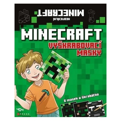 Vyškrabovací masky Minecraft