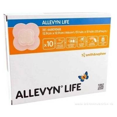 Smith & Nephew Medical Ltd. ALLEVYN LIFE Krytí na rány 12,9 x 12,9 cm 10 ks