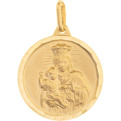 Argento Zlatý prívesok Škapuliar 8A093
