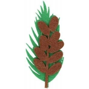 TITANUM Craft-Fun Series Leaves Felt Ornament (PJ-100)