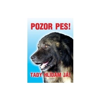 Grel nálepka pozor pes kavkavský ovčák