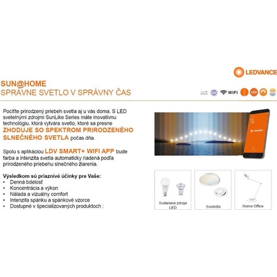 Ledvance - LED Stmievateľné osvetlenie monitora SUN@HOME LED/2,5W/5V Wi-Fi P227192