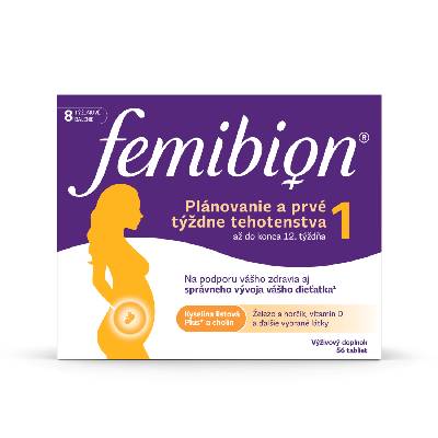 P&G Health Femibion 1 Plánovanie a prvé týždne tehotenstva 56 tabliet