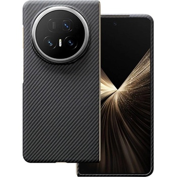 GKK Magsafe Карбонов Калъф за Honor Magic V5, Aramid Fiber Case, Черен (5966011777661)