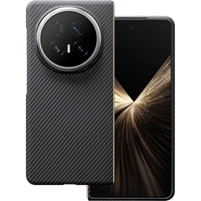 GKK Magsafe Карбонов Калъф за Honor Magic V5, Aramid Fiber Case, Черен (5966011777661)