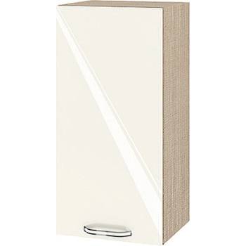 Image 1 of ИРИМ Горен кухненски шкаф Сити МФ-Крийм гланц-11-16 35 см