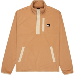 Quiksilver Мъжки поларен пуловер Quiksilver No Destination Half Snap Fleece jumper - Khaki - размер XXL (005-6199-0516)