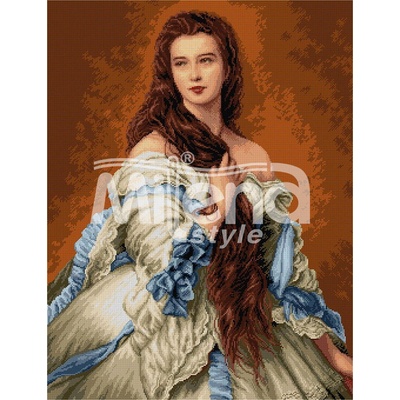 Milena Style Графинята - гоблен със схема конци dmc 1: 1
