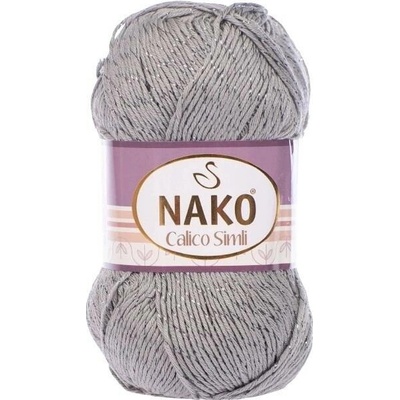 Pletací příze Calico Simli 10255 - šedá