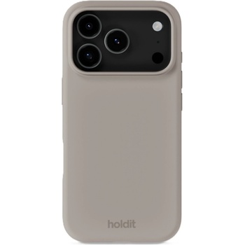 Holdit Гръб Holdit Silicone за iPhone 17 Pro - Taupe