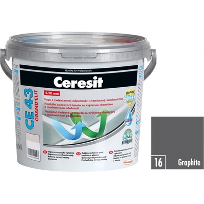 Ceresit CE43 spárovací hmota 5 kg, graphite