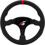 Simagic Round-Shaped Steering wheel without HUB (P-330R(LEATHER)) - optimal-computers