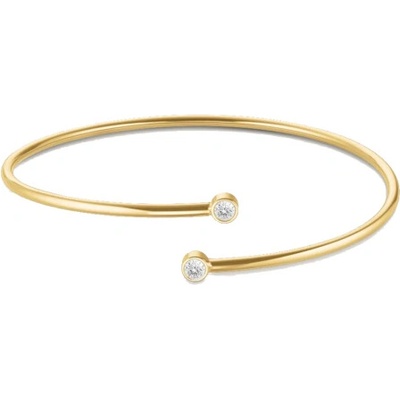 ROSEFIELD oceľový náramok Double Crystal JBDCG-J1213
