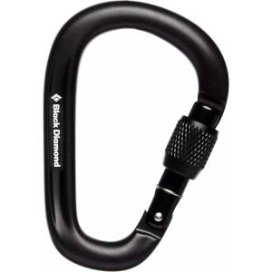 Black Diamond HMS карабинер Black diamond Pearlock Screwgate Carabiner HMS carabiner - Black - размер One Size (323-0232-0111)