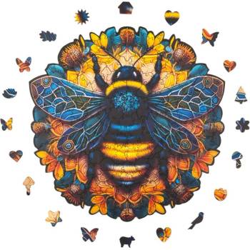 Milliwood Дървен пъзел Milliwood, Peace and Harmony, 206 части - Мандала, Изобилие (M-Abundance-5065)