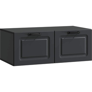vidaXL Стенно монтиран ТВ шкаф Черно 78, 5 x 41 x 30 см (899366)