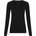 Icebreaker Women Merino 200 ZoneKnit LS Crewe Размер: L / Цвят: черен