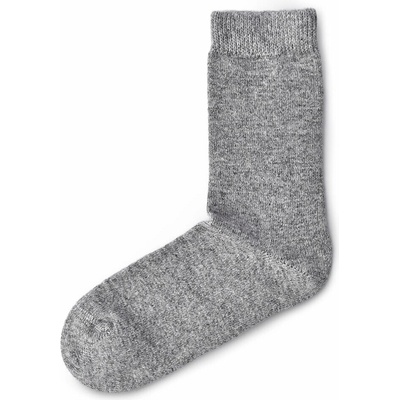 Woolee ponožky s Merino vlnou a kašmírom tmavosivá