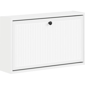 vidaXL Стенно шкафче за обувки EDE 71 x 17 x 43 см Инженерна дървесина (895965)