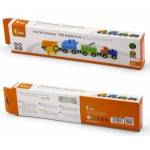 Bigjigs Toys Viga Set of accessories for the queue - wild animal train ZOO