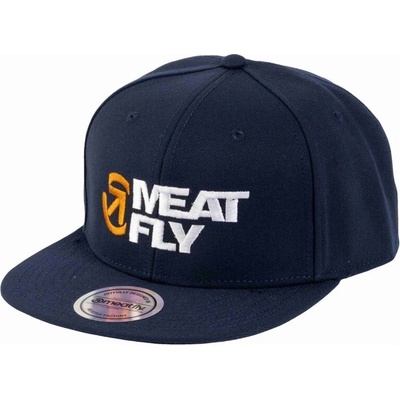 Meatfly Ness Snapback petrolejová/biela