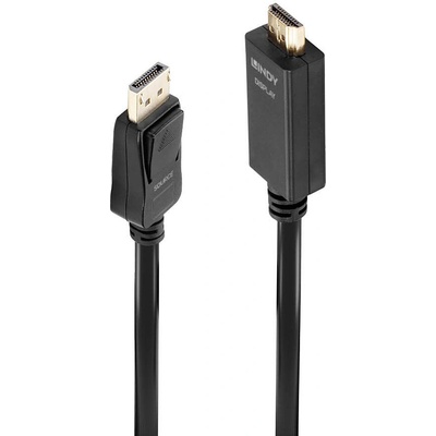 Lindy LNY-36923 : : DisplayPort към HDMI кабел, M-M, 4K30Hz, черен, 3.0 м