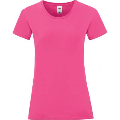 FRUIT OF THE LOOM FN63 Ladies Iconic Tee ružová